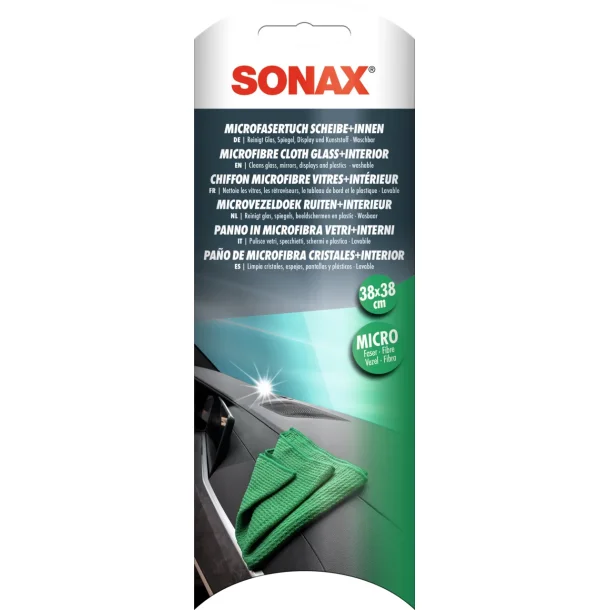 SONAX mikrofiberduk f&ouml;r glas och inredning 1 st.