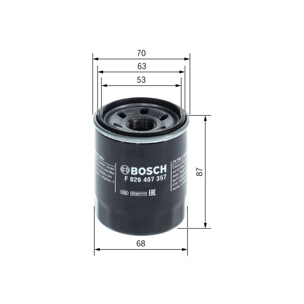 Oliefilter BOSCH F 026 407 357 (P 7357)