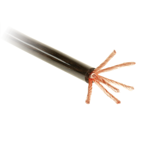 ACV 20mm2 svart &acute;&acute;gummitouch&acute;&acute; 50m