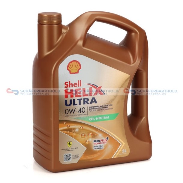 Shell Helix Ultra 0W40 A3/B4 - 5 L