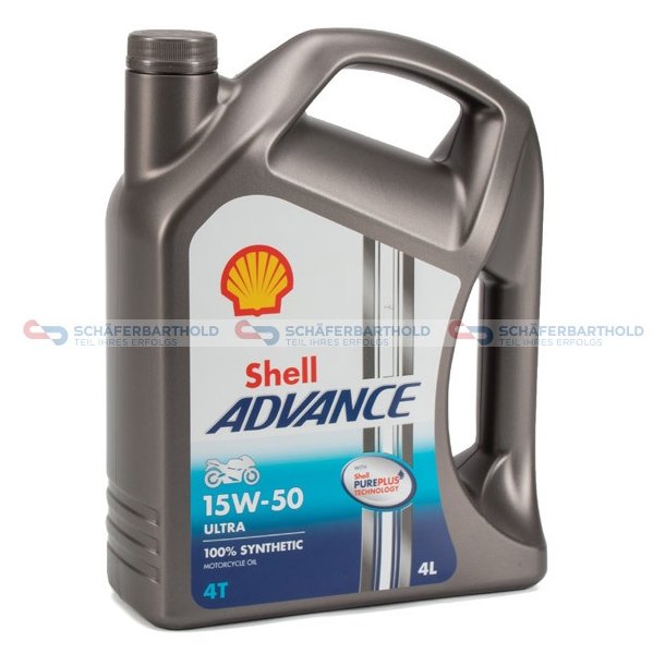 Shell 15W50 4T Advance Ultra - 4 L