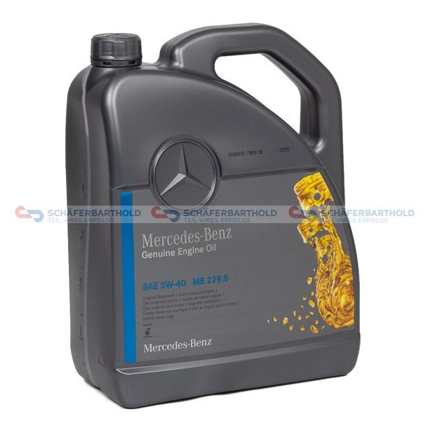Motorolja 5W40 5L |MB 229.5 MERCEDES OE