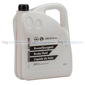 BremsevæskeDOT4 +|5L- OPEL OE