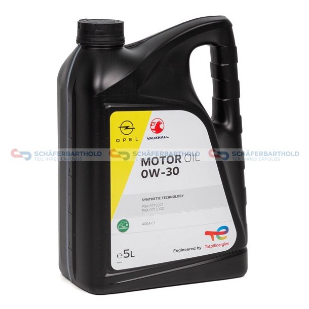 Motorolja 0W30 5L-|PSA B71 2312 PSA OPEL OE