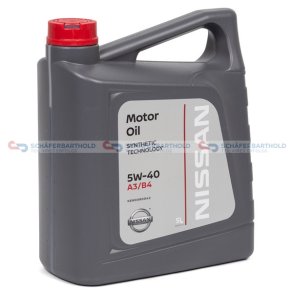 Motorolie 5W40 5L- NISSAN