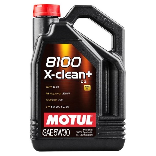 MOTUL 5W30 5L 8100 X-CLEAN+ 