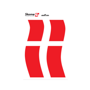 Dk flagga stor (17x28cm)