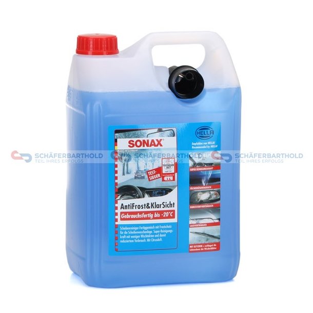 Kylv&auml;tske vindrutespolare AntiFrost 5L | bl SONAX