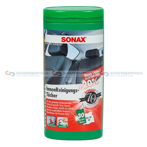Reng&ouml;ringsduk inuti SONAX