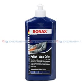 PoliturPolish&Wax Colorblå-500ml  SONAX
