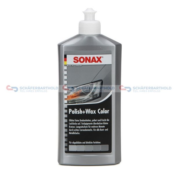PoliturPolish&Wax Colorsilver-500ml SONAX