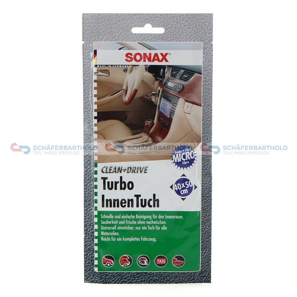 Reng&ouml;ringsdukarClean&Drive Turbo insideTouch SONAX