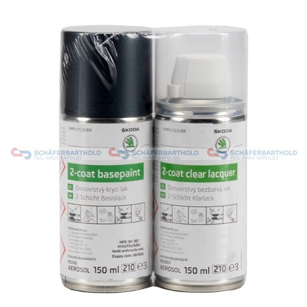 Maling antracitgr|150ml spray SKODA
