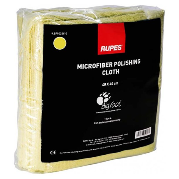 Mikrofiberduk 40x40cm 10 st. gul