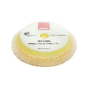 Rupes ullpolerplatta, gul, Ø: 80/90 mm. medium