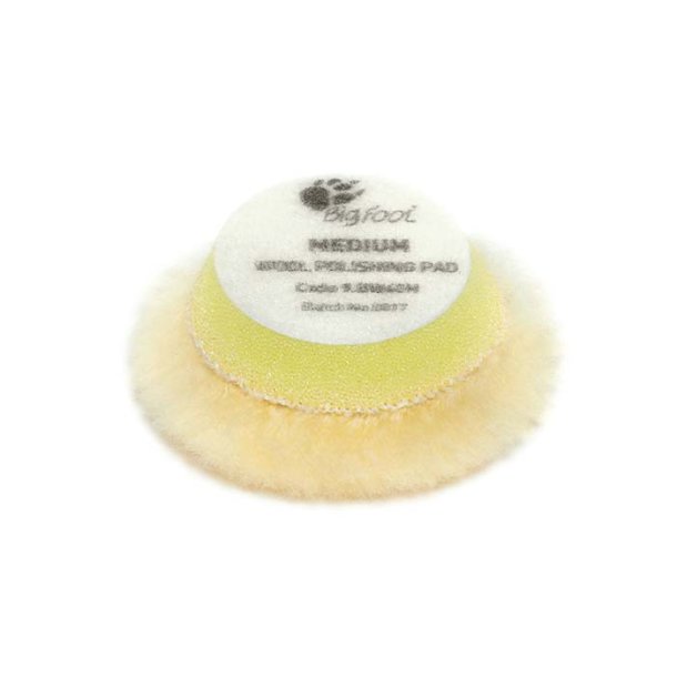 Rupes ullpolerplatta, gul, : 30/45 mm. medium