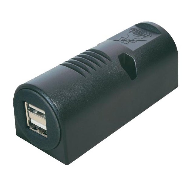 USB-uttag 12-24v/5v 5000 ma (2 x 2500 ma)