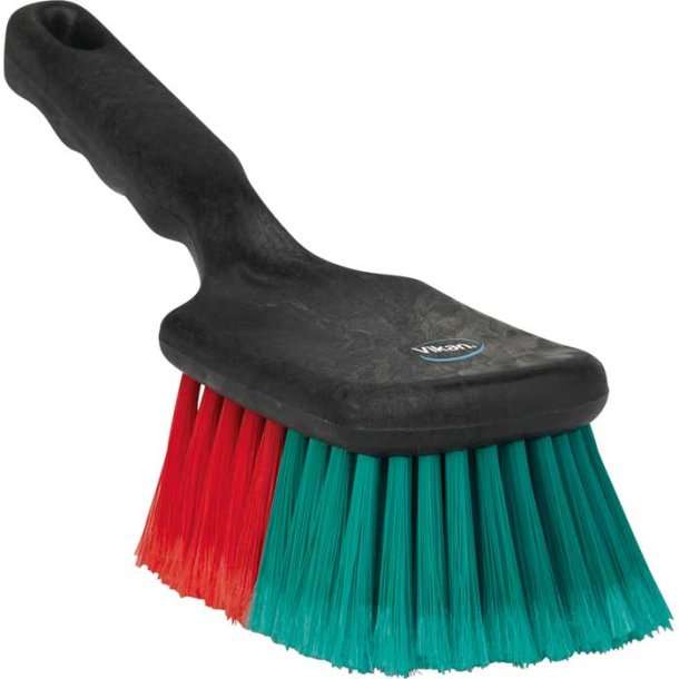 Vikan tv&auml;ttborsta kortskaftet 27.5 cm