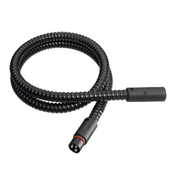 Plugin f&ouml;rl&auml;ngningssladd 12,0m svart