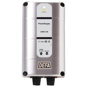 DEFA strmfrsrjning 12v 1x15a, schuko