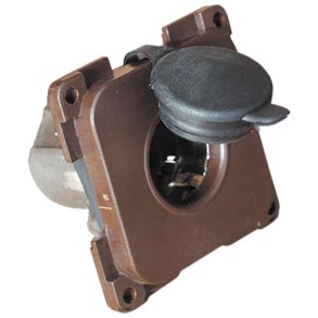 Vgguttag 12vdc brun