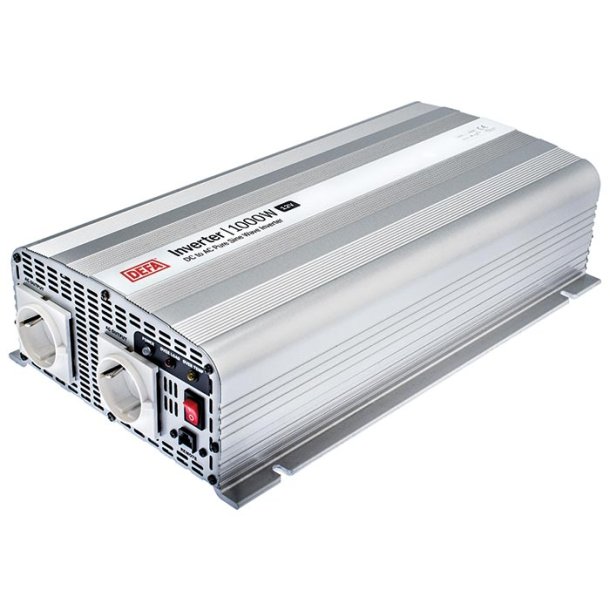 DEFA inverter 12v 1000w, schuko plugg