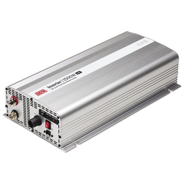 DEFA inverter 24v 1500w, plugin-kontakt