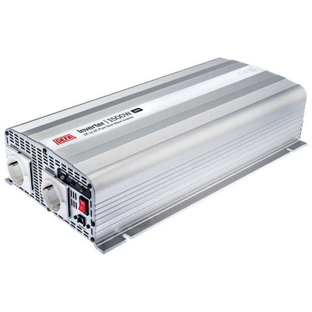 DEFA inverter 24v 1500w, schuko plugg