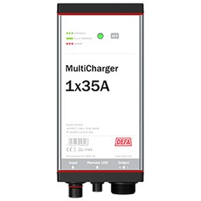 DEFA multiladdare 12v 1x35a fast fste.