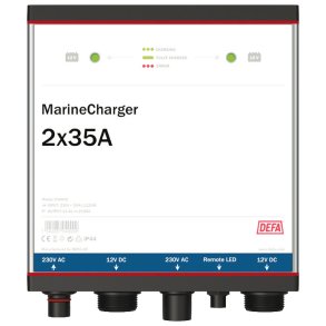 DEFA marinladdare 12v 2x35a fast fste.