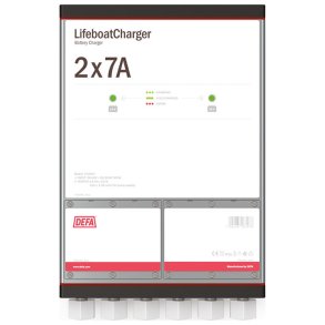 DEFA livbåtsladdare 36-62vac 2x7a