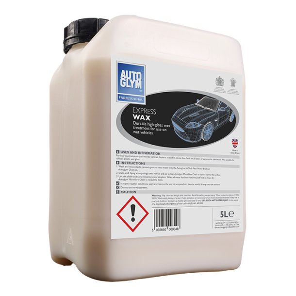 Autoglym Express Wax 5L Flydende Carnauba voks