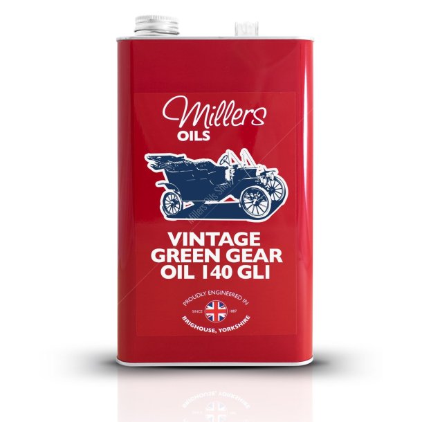 Millers Vintage Green Gear Oil 140 GL1 5L