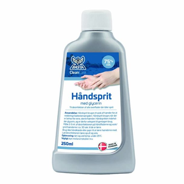 Basta hndsprit 250ml 75% med glycerin