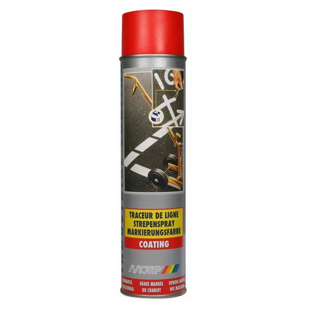 Motip R&ouml;d vagn m&auml;rkningsspray 600ml