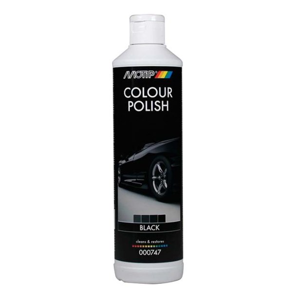 Motip Polish &amp; vaxsvart 500ml