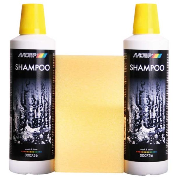 Schampo med svamp 2x500ml 