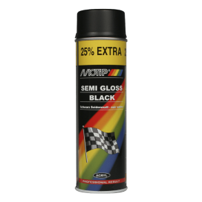 Universallack halvmattsvart 500ml