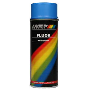 Flouriserende spray 400ml blå