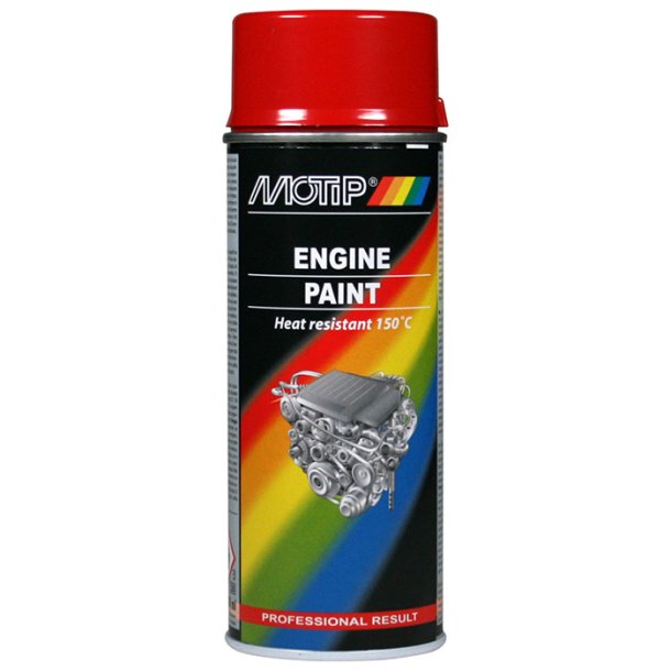 Motorlack Volvo r&ouml;d 400ml 150 grader