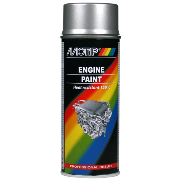 Motorlack aluminium 400ml 150 grader