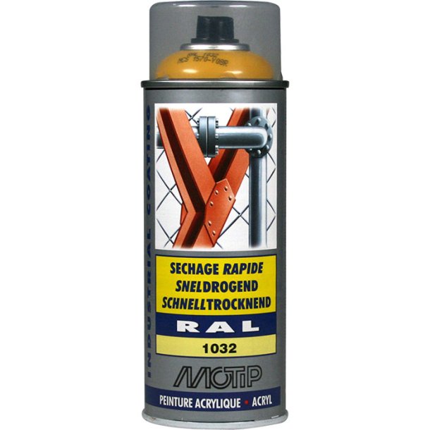 Ral 1032 h&ouml;gblank kvast gul