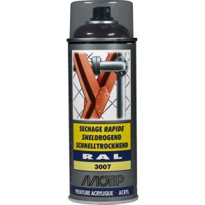 Ral 3007 high gloss black red