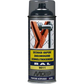 Ral 9011 hgblank grafitsvart