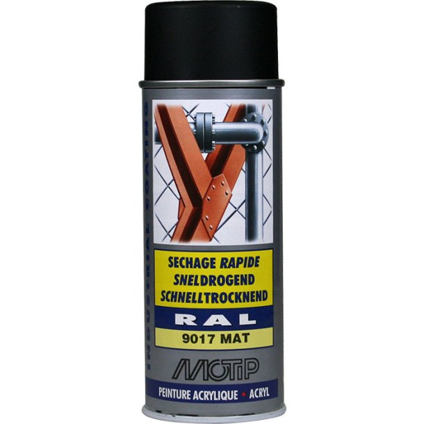 Ral 9017 matt trafiksvart