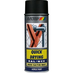 Ral 9005 satin matt deep black