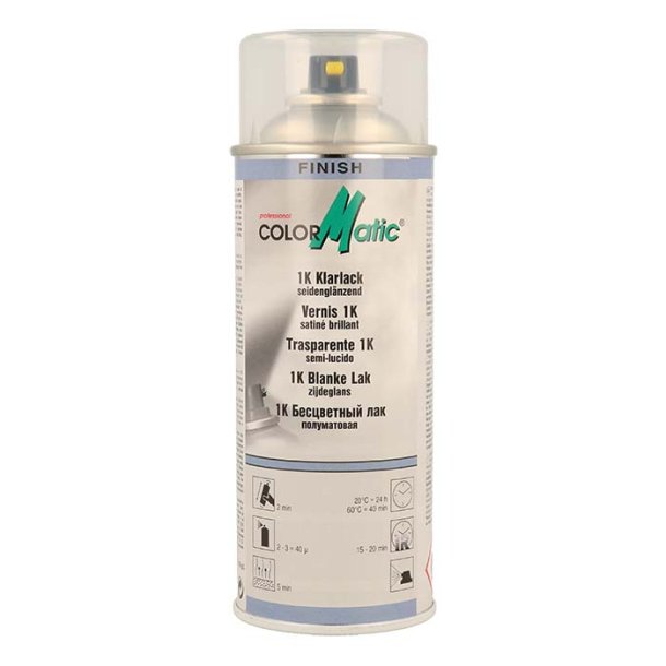 Motip Colormatic 1K klarlack satin matt 400ml