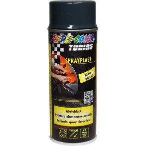 Motip spray plast blank svart 400 ml