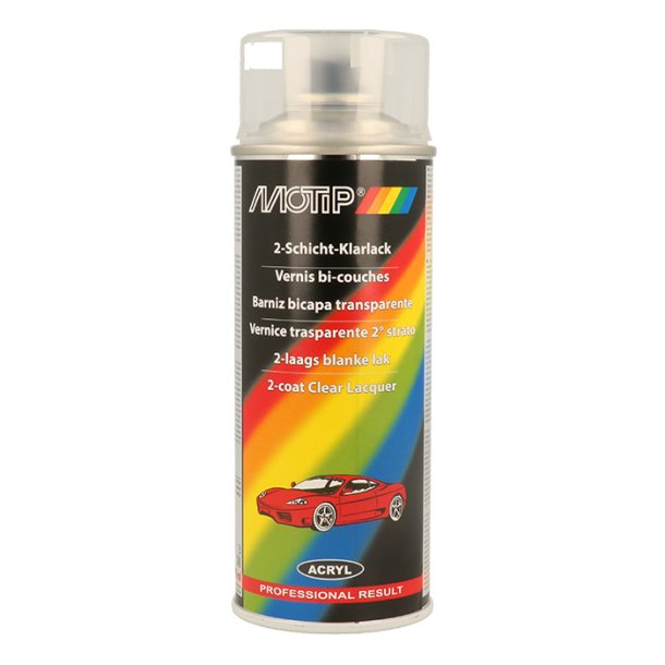 Motip Klarlack 2 lags - 400 ml