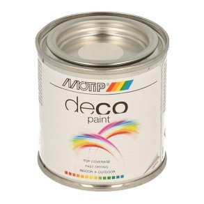 Motip Deco Ral 9010 Glans Hvid 100ml dåse